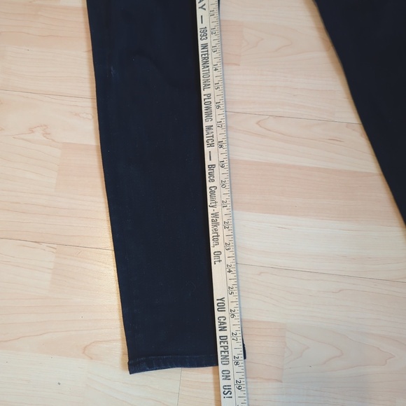 Frame Jagger True Skinny Black Jeans SZ 30 - Picture 8 of 14